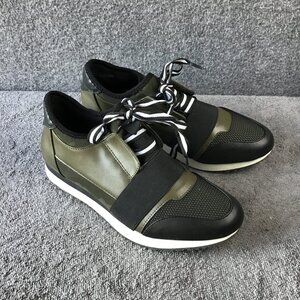 STEVE MADDEN Antics Black /Olive & Camo Sneakers 8.5 M